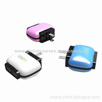Custom Made Mobile Phone Charger with 100 to 240V AC/50 to 60Hz